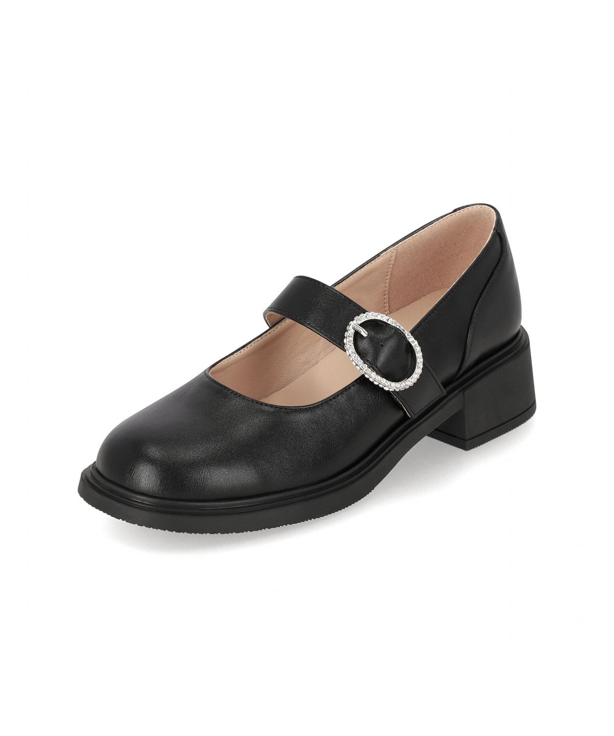 엘칸토(ELCANTO) 인텐스 여성 보석버클 몰드형 메리제인 펌프스 3.5cm LCWD96I613