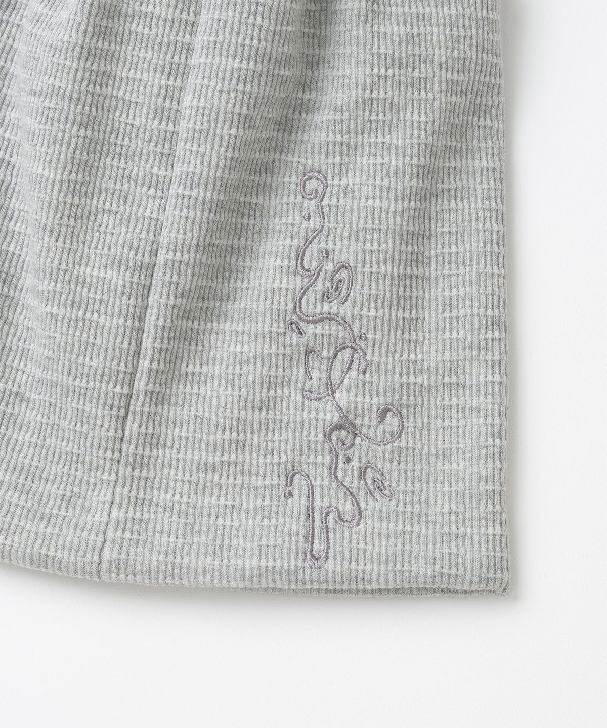 밀로 우먼(MILLO WOMEN) 와이드 슬럽 비니 [멜란지 그레이]