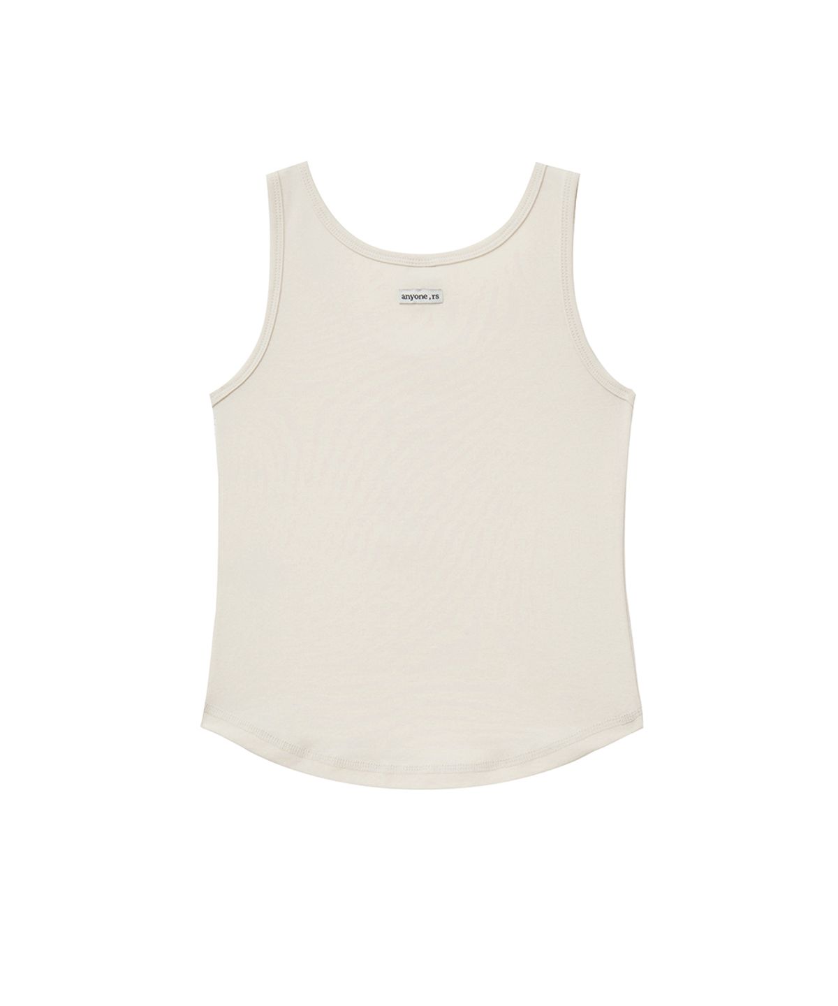 렌세(RENSE) Button Henley Neck Sleeveless Cream
