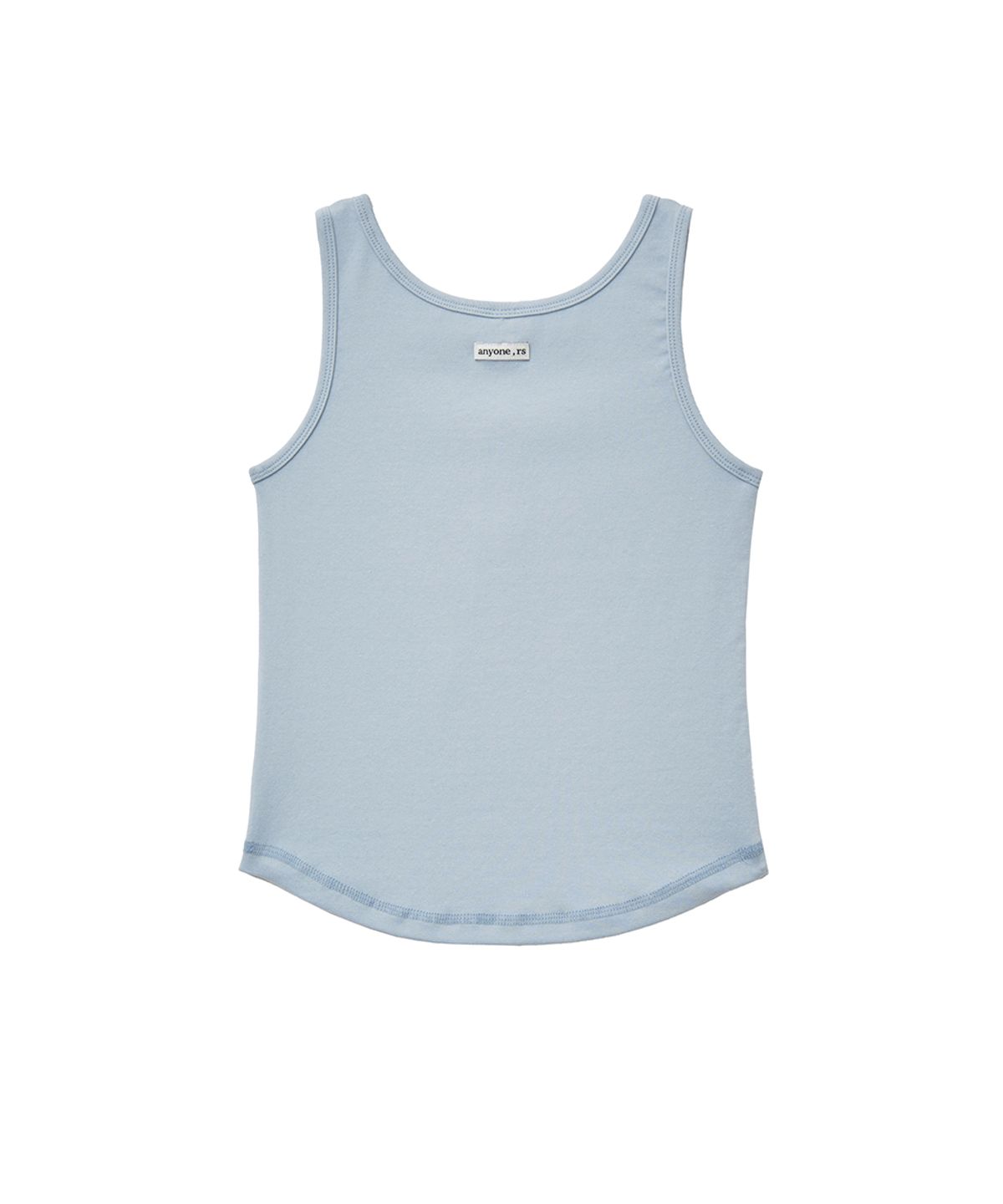 렌세(RENSE) Button Henley Neck Sleeveless Blue