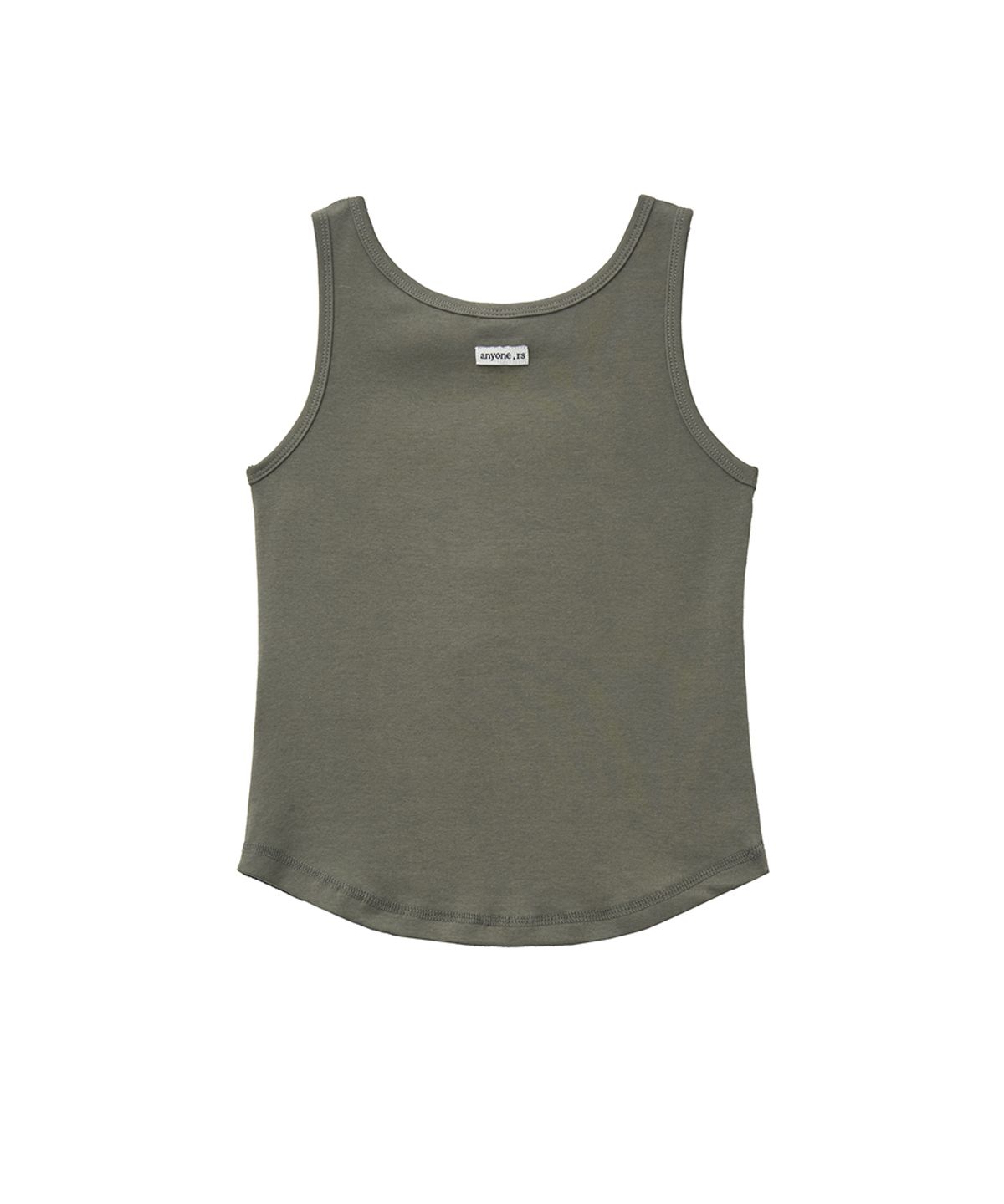 렌세(RENSE) Button Henley Neck Sleeveless Khaki