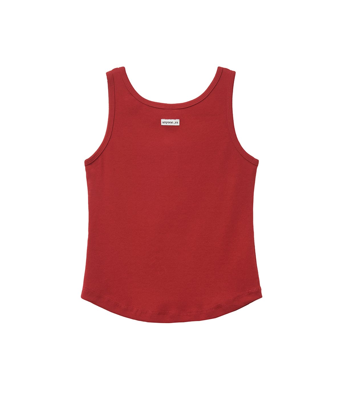 렌세(RENSE) Button Henley Neck Sleeveless Red
