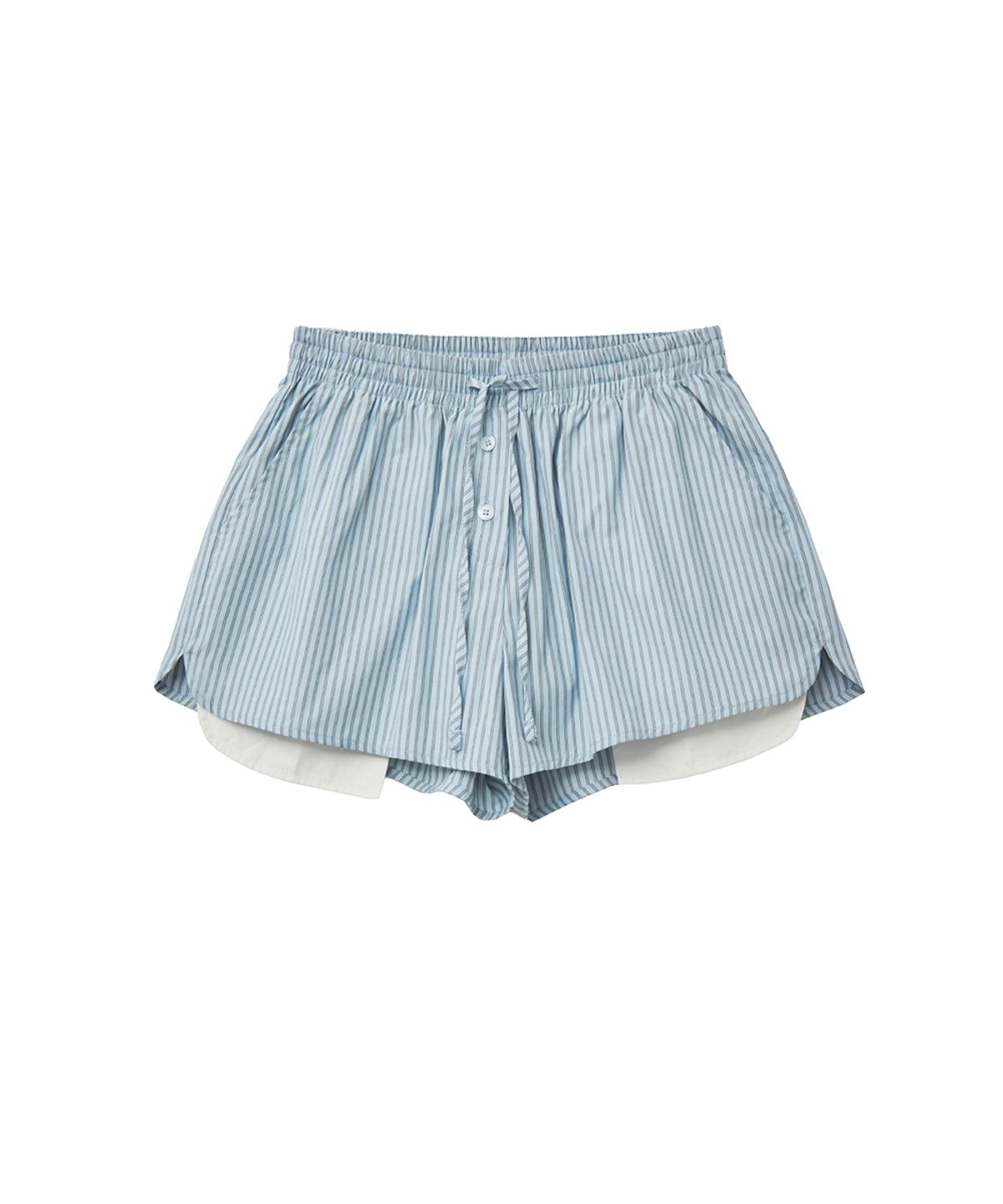 렌세(RENSE) Stripe Boxer Shorts Blue