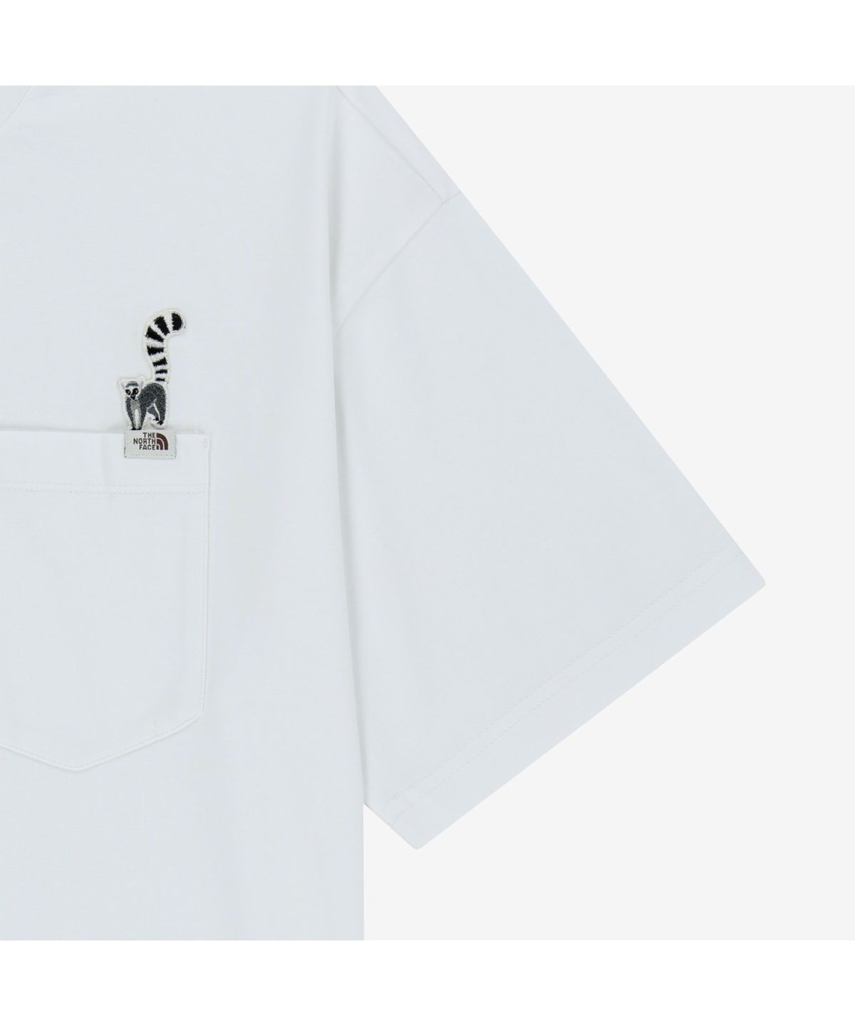 노스페이스(THE NORTH FACE) NT7US26J 페이블 포켓 반팔 티 WHITE