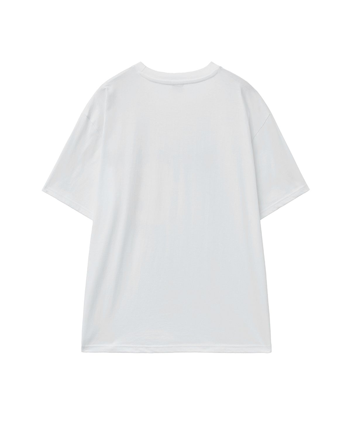 렌세(RENSE) Oversized Logo Graphic Tee White