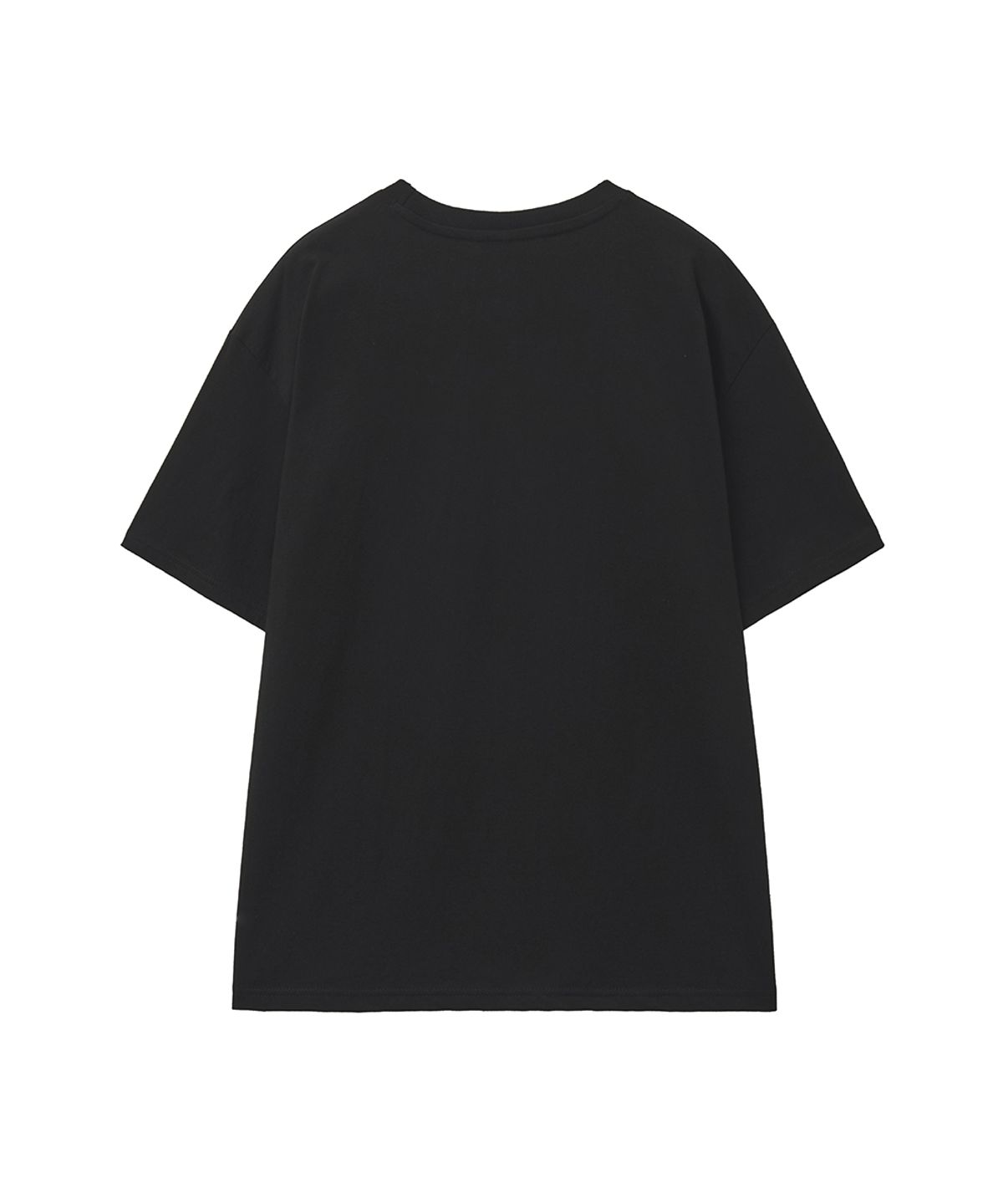 렌세(RENSE) Oversized Logo Graphic Tee Black