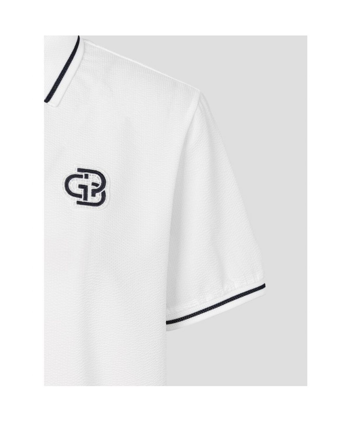빈폴골프(BEANPOLE GOLF) 여성 서커 반소매 티셔츠 - 화이트