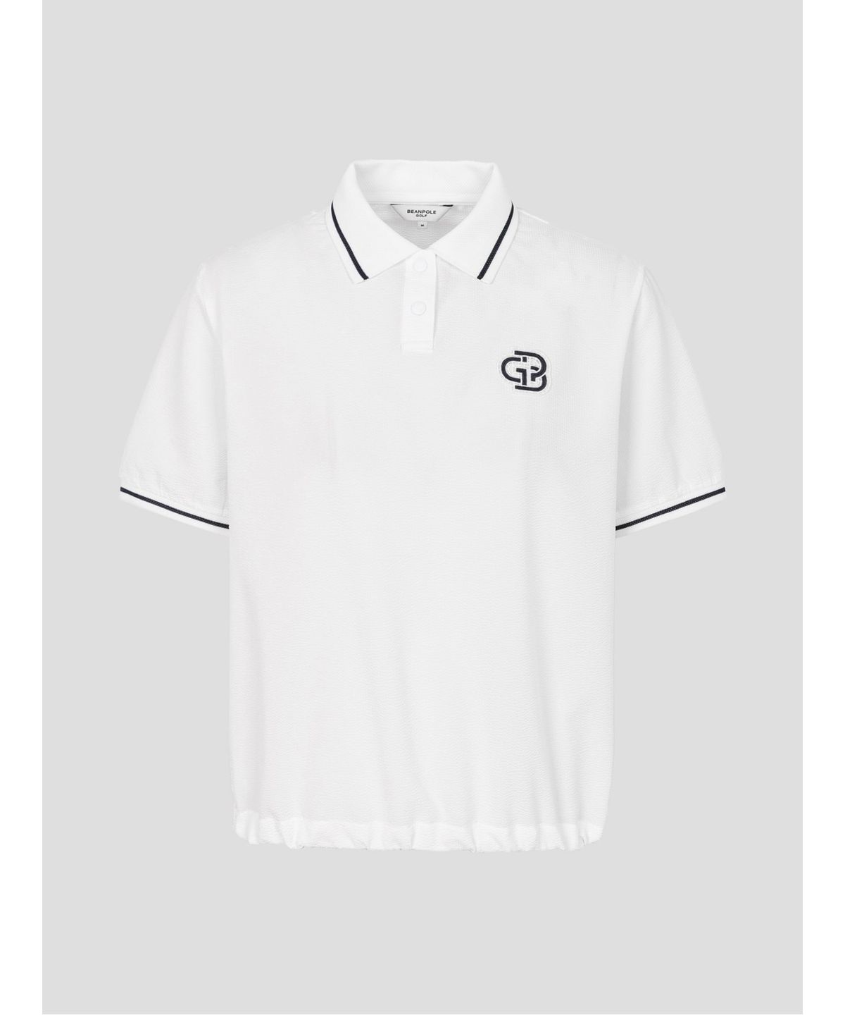 빈폴골프(BEANPOLE GOLF) 여성 서커 반소매 티셔츠 - 화이트