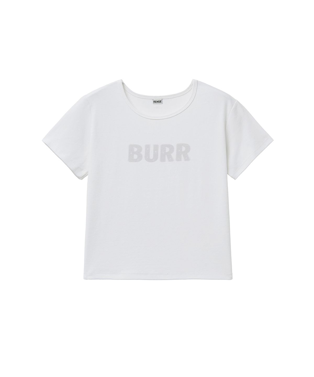 렌세(RENSE) BURR Graphic Tee White
