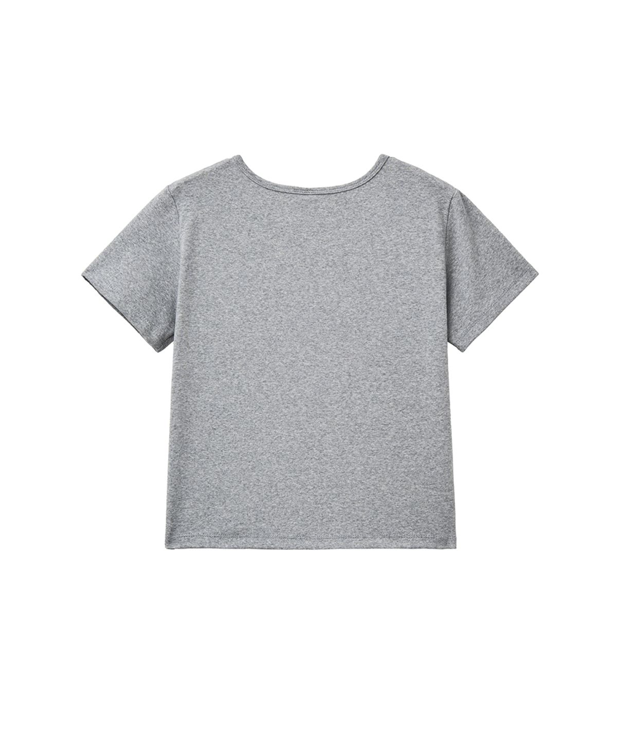 렌세(RENSE) BURR Graphic Tee Melange Gray