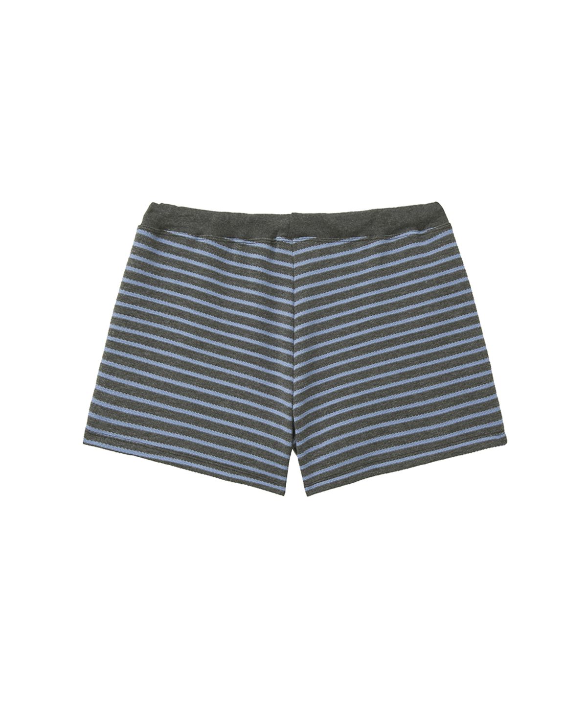렌세(RENSE) Stripe Micro Shorts Charcoal