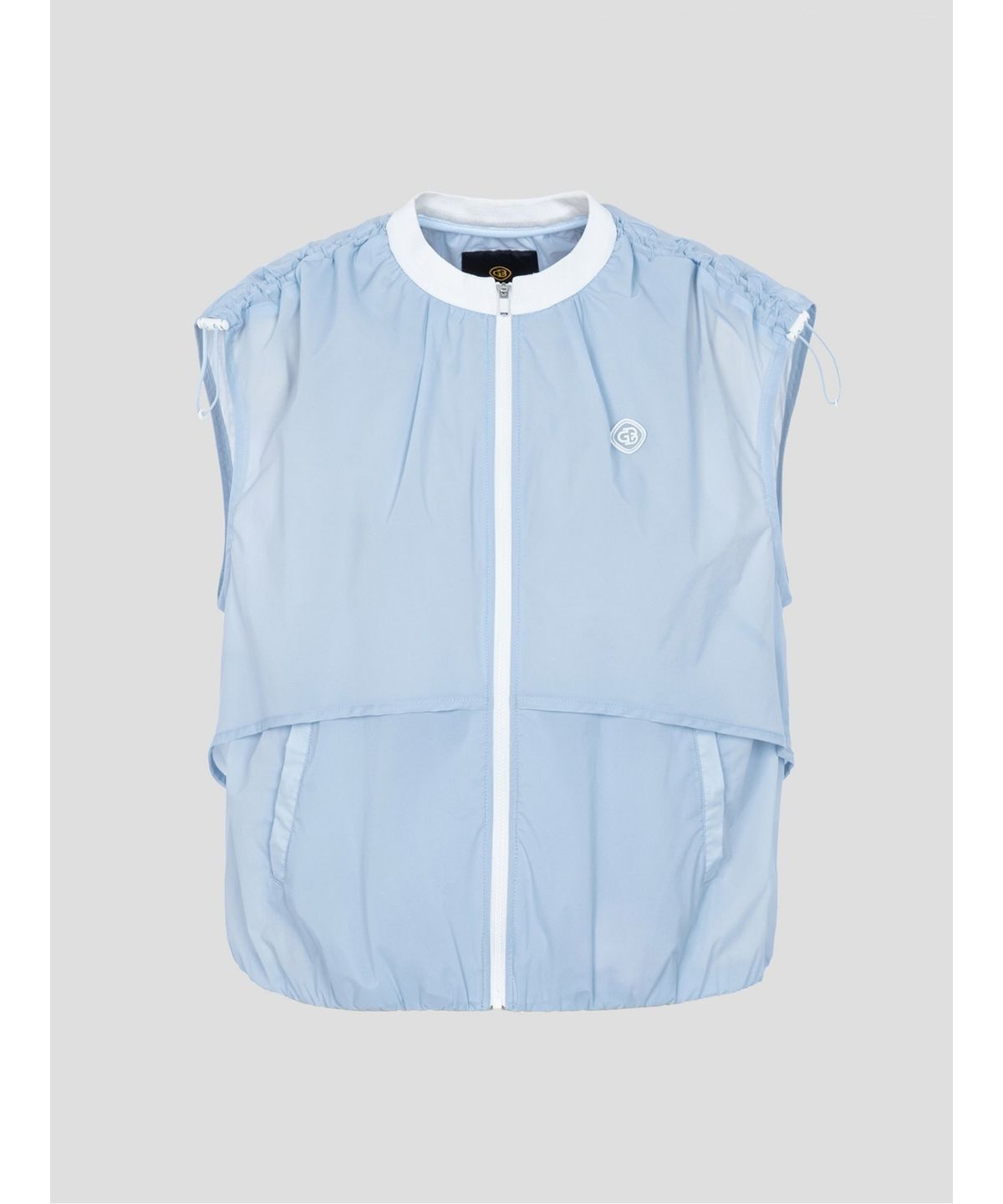 빈폴골프(BEANPOLE GOLF) [B_under] 여성 블루종핏 레이어링 집업 베스트 - 스카이 블루