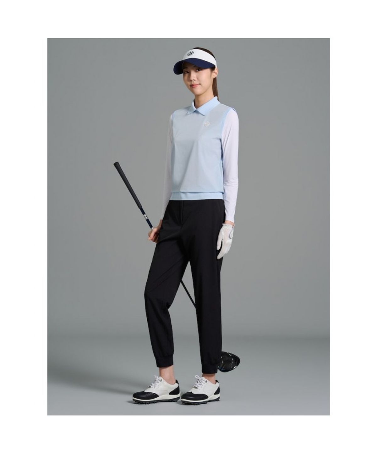 빈폴골프(BEANPOLE GOLF) [B_under] 여성 원포인트 조거 팬츠 - 블랙