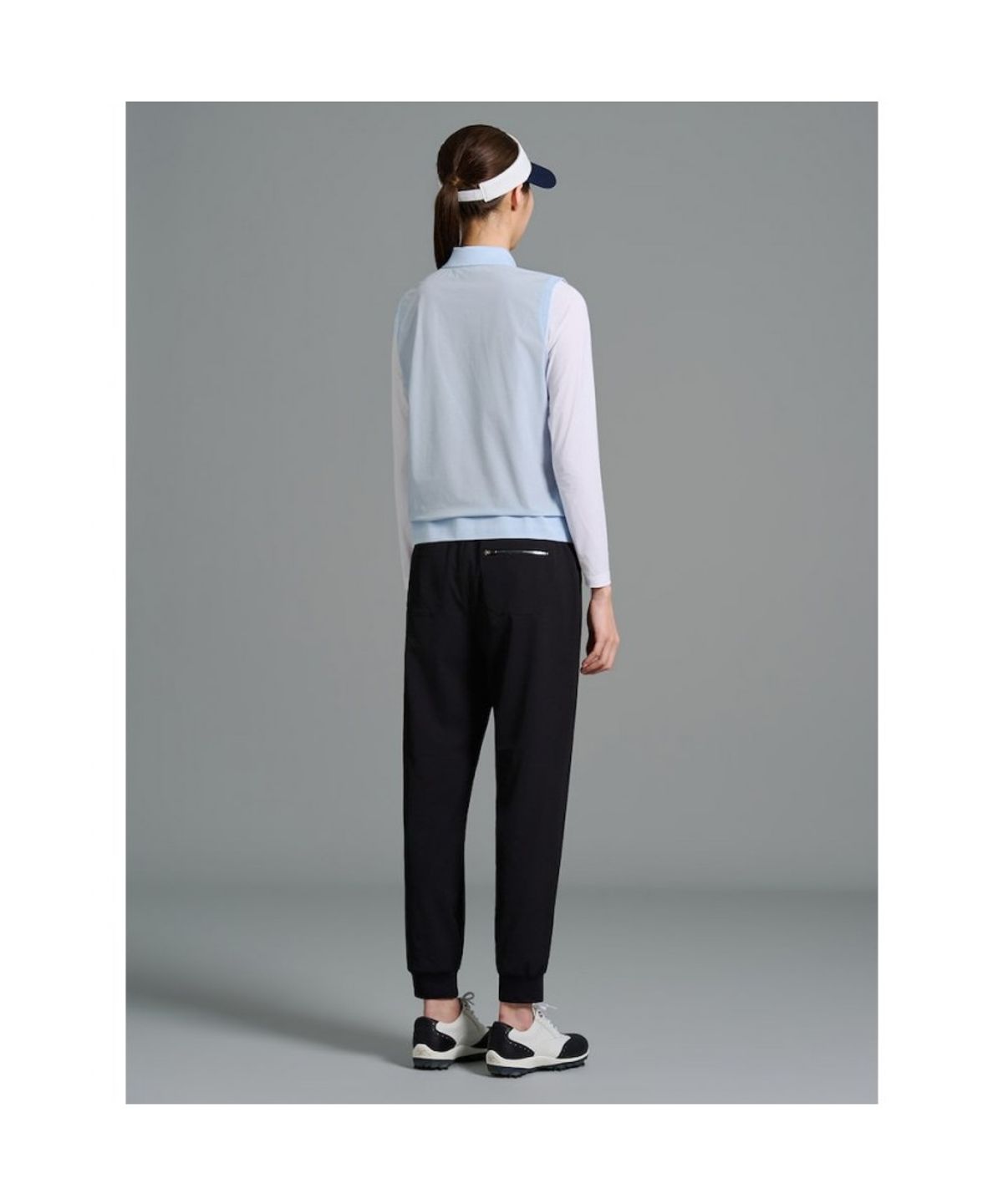 빈폴골프(BEANPOLE GOLF) [B_under] 여성 원포인트 조거 팬츠 - 블랙