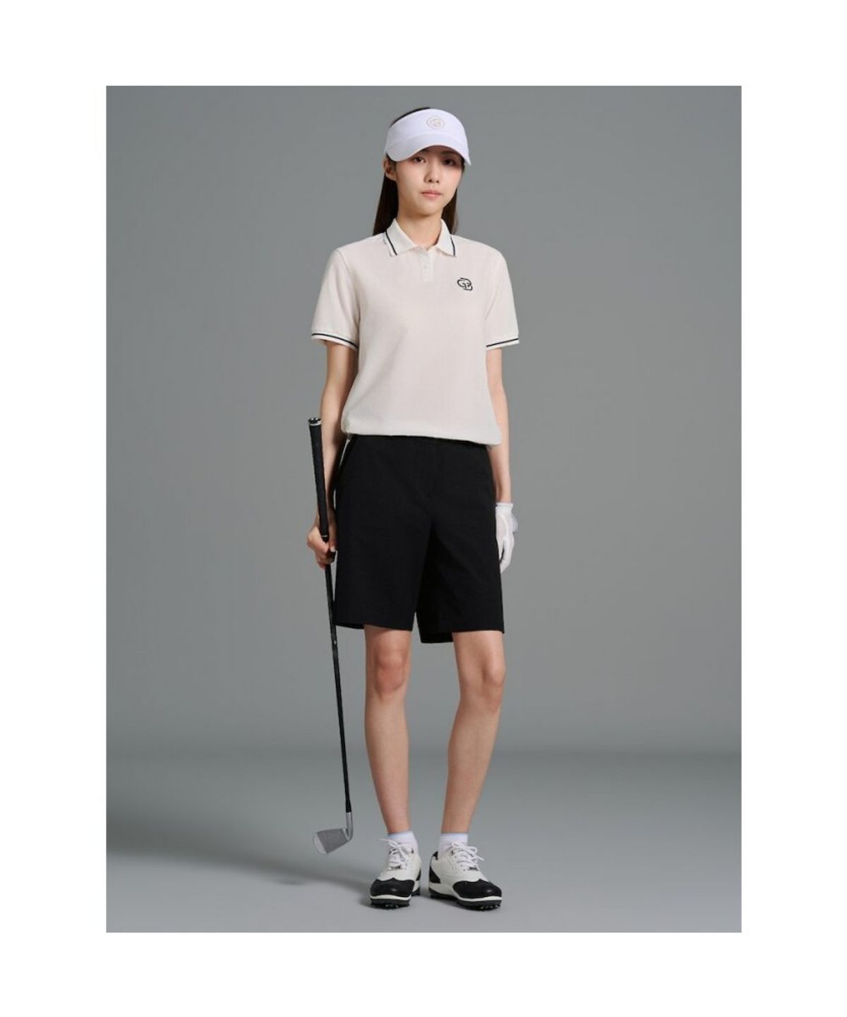 빈폴골프(BEANPOLE GOLF) 여성 5부 쇼츠 - 블랙