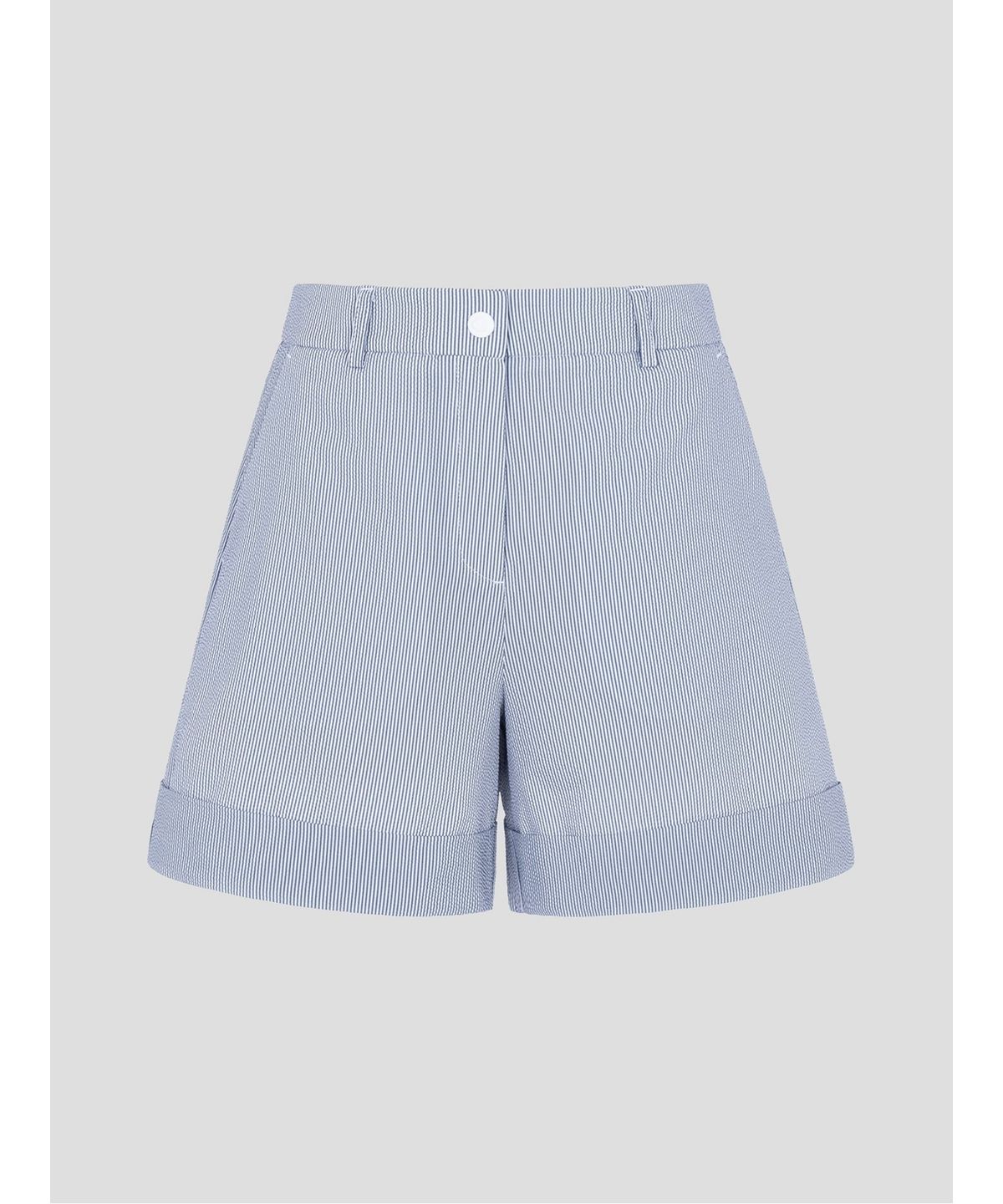 빈폴골프(BEANPOLE GOLF) 여성 시어서커 쇼츠 - 블루