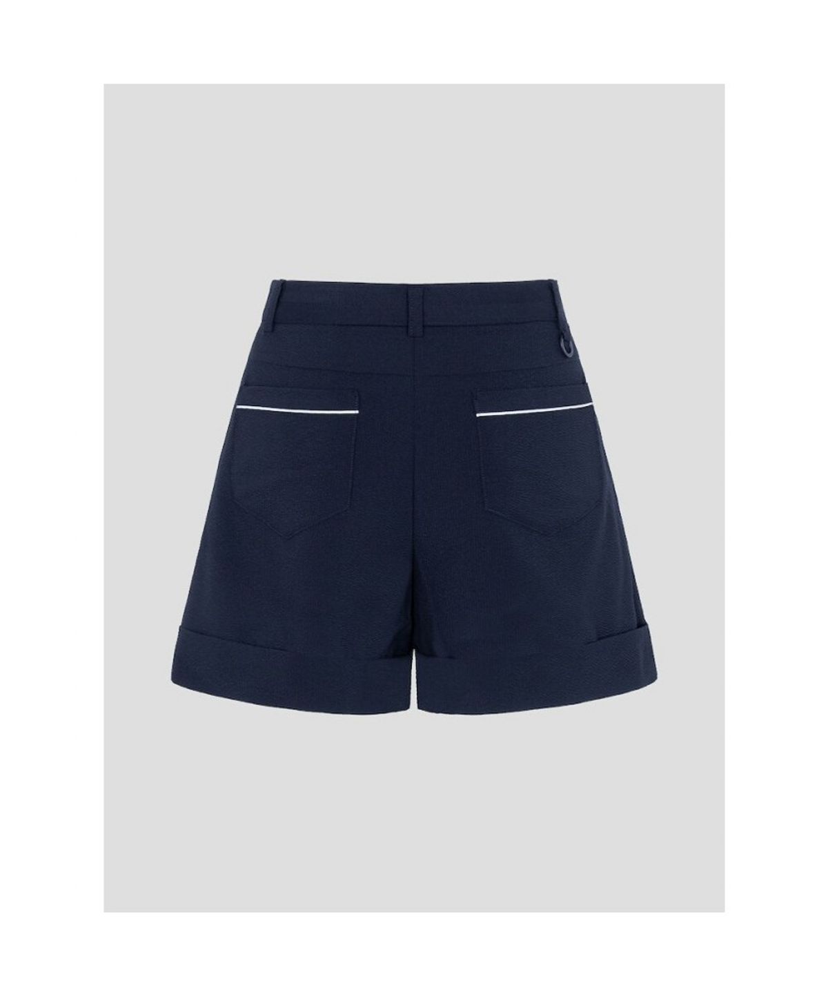 빈폴골프(BEANPOLE GOLF) 여성 시어서커 쇼츠 - 네이비