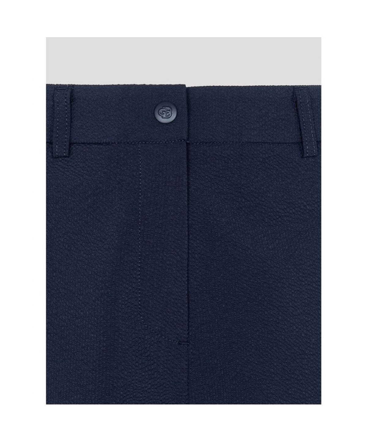 빈폴골프(BEANPOLE GOLF) 여성 시어서커 쇼츠 - 네이비