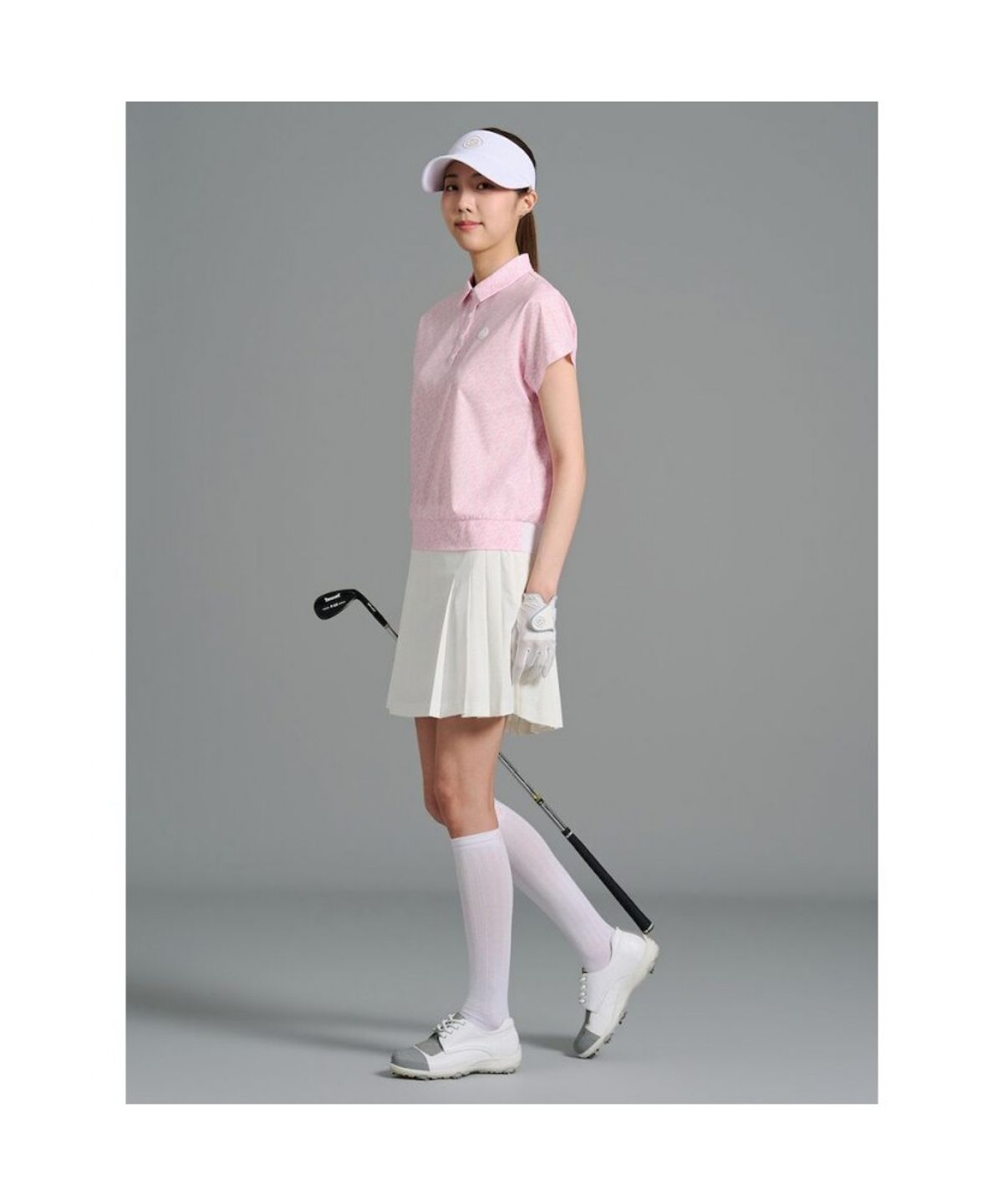 빈폴골프(BEANPOLE GOLF) [B_under] 여성 타공 주름 매너 큐롯 - 화이트