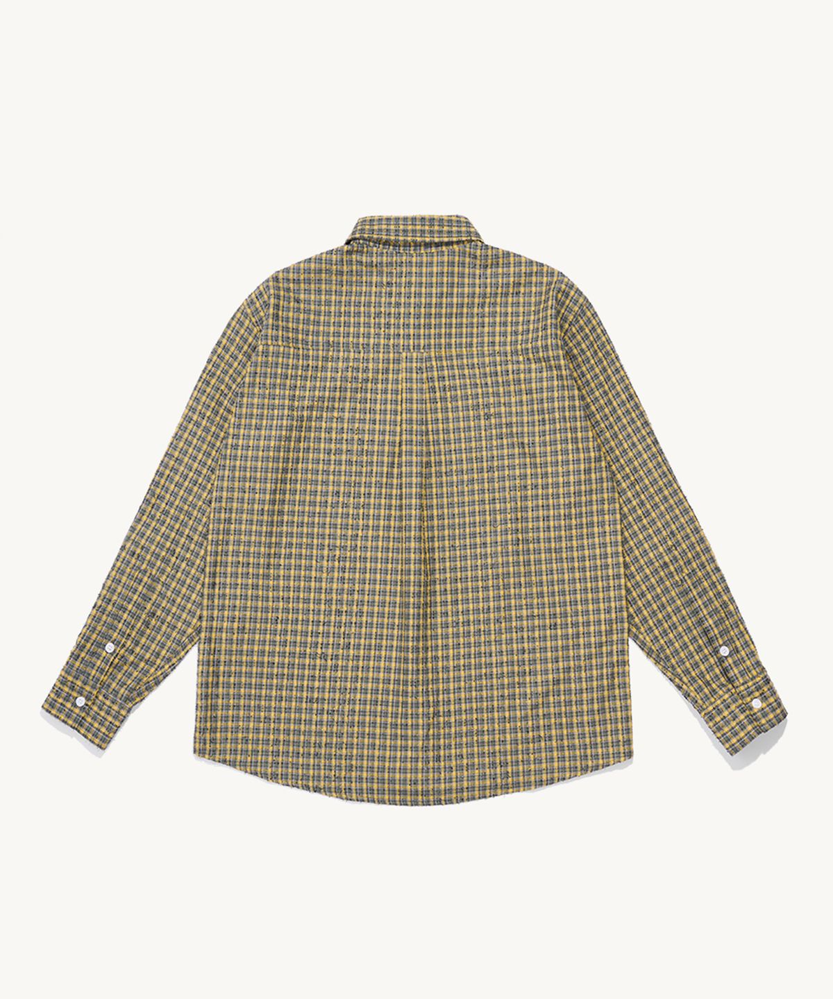 낫뉴(NOT NEW) nn Label Boucle Shirts Yellow