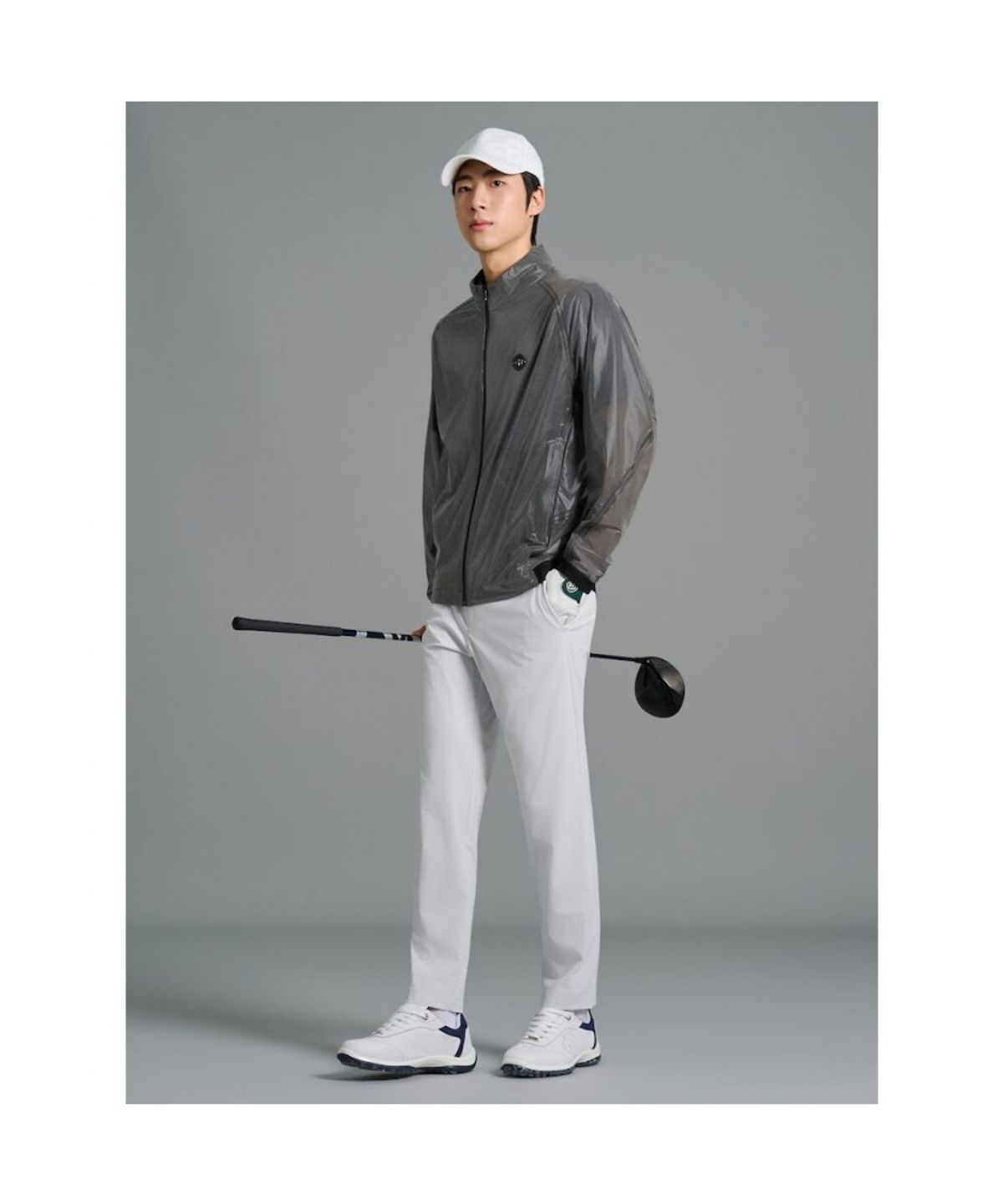 빈폴골프(BEANPOLE GOLF) [B_under] 남성 경량 레인 점퍼 - 애쉬