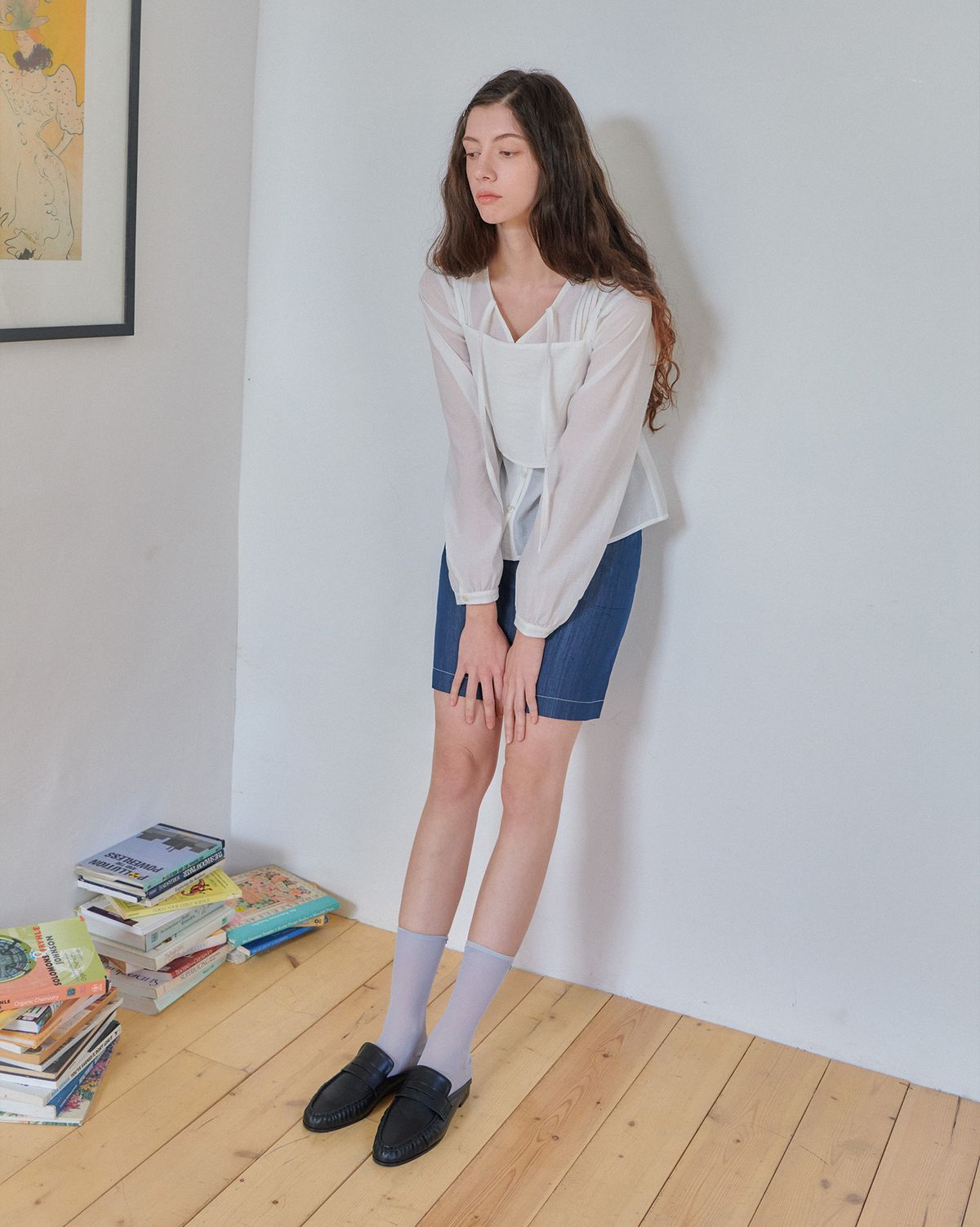 타크트로이메(TAGTRAUME) Reason 리즌 셔링 페니 플랫 블로퍼_260mm까지