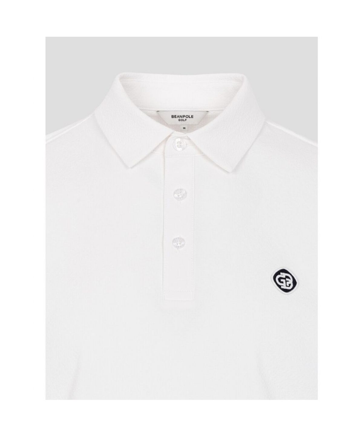 빈폴골프(BEANPOLE GOLF) 남성 서커 블루종핏 티셔츠 - 화이트