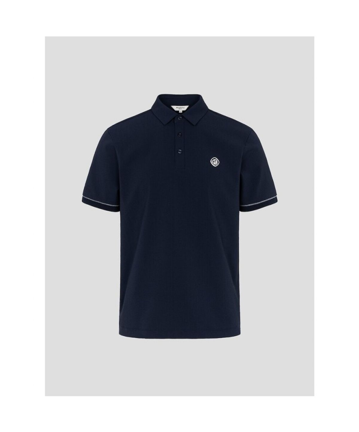 빈폴골프(BEANPOLE GOLF) 남성 서커 블루종핏 티셔츠 - 네이비