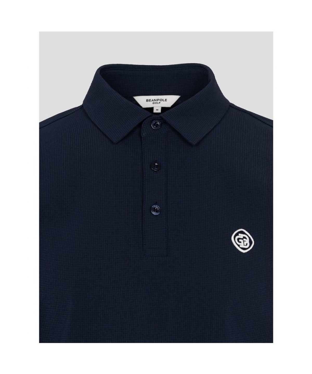 빈폴골프(BEANPOLE GOLF) 남성 서커 블루종핏 티셔츠 - 네이비