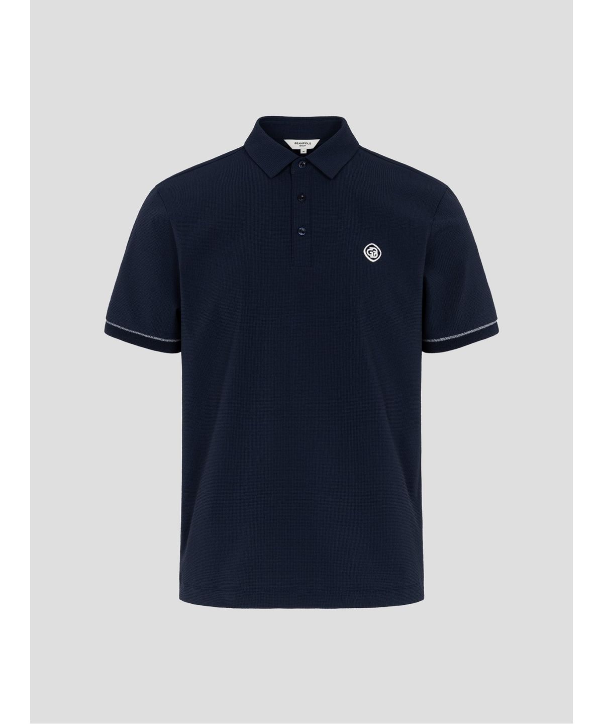 빈폴골프(BEANPOLE GOLF) 남성 서커 블루종핏 티셔츠 - 네이비