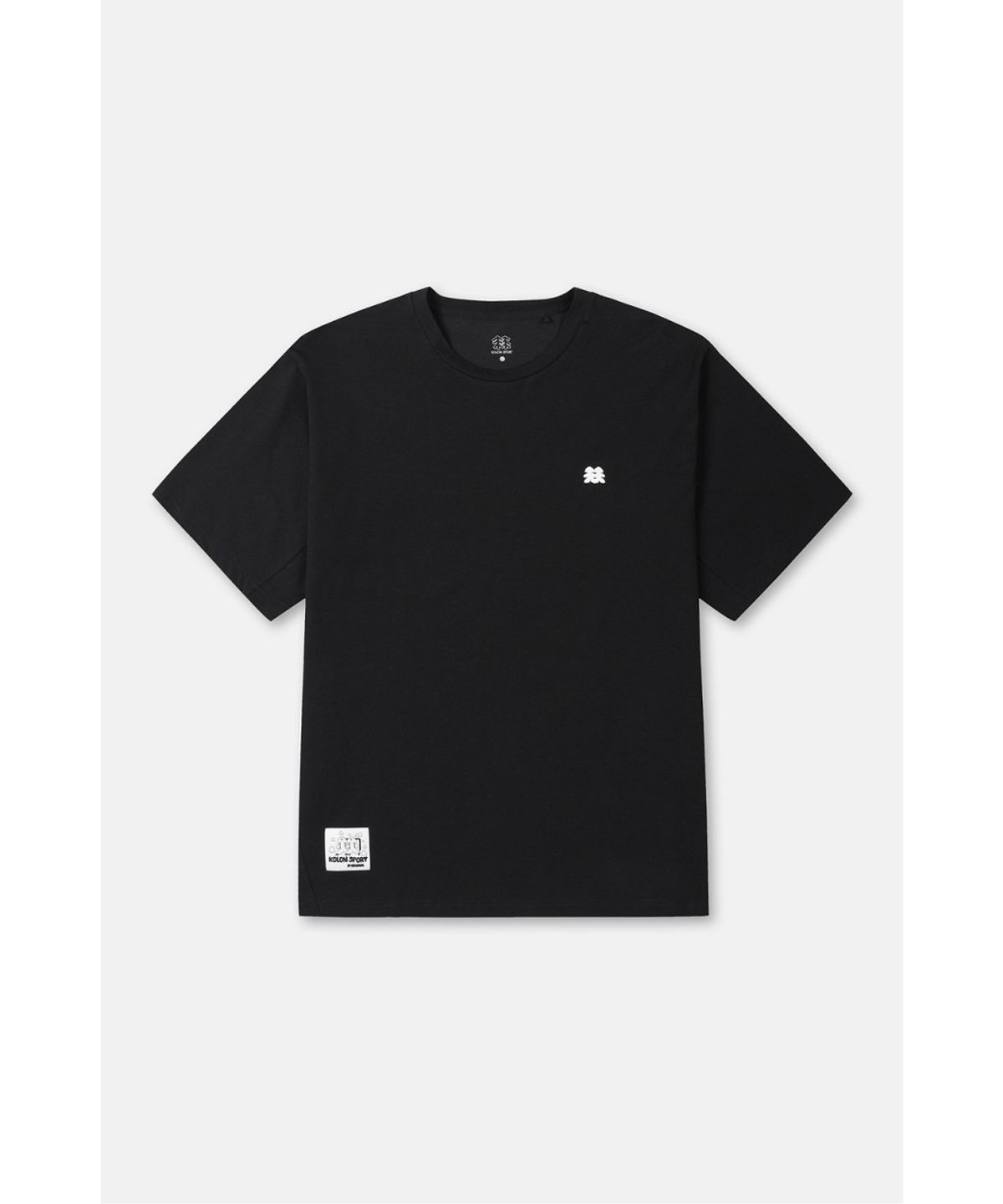 코오롱스포츠(KOLON SPORT) [KS X ORUMM] 남녀공용 볼더링 와일드앤프리 스트럭처 티셔츠 JWTCM26831BLK