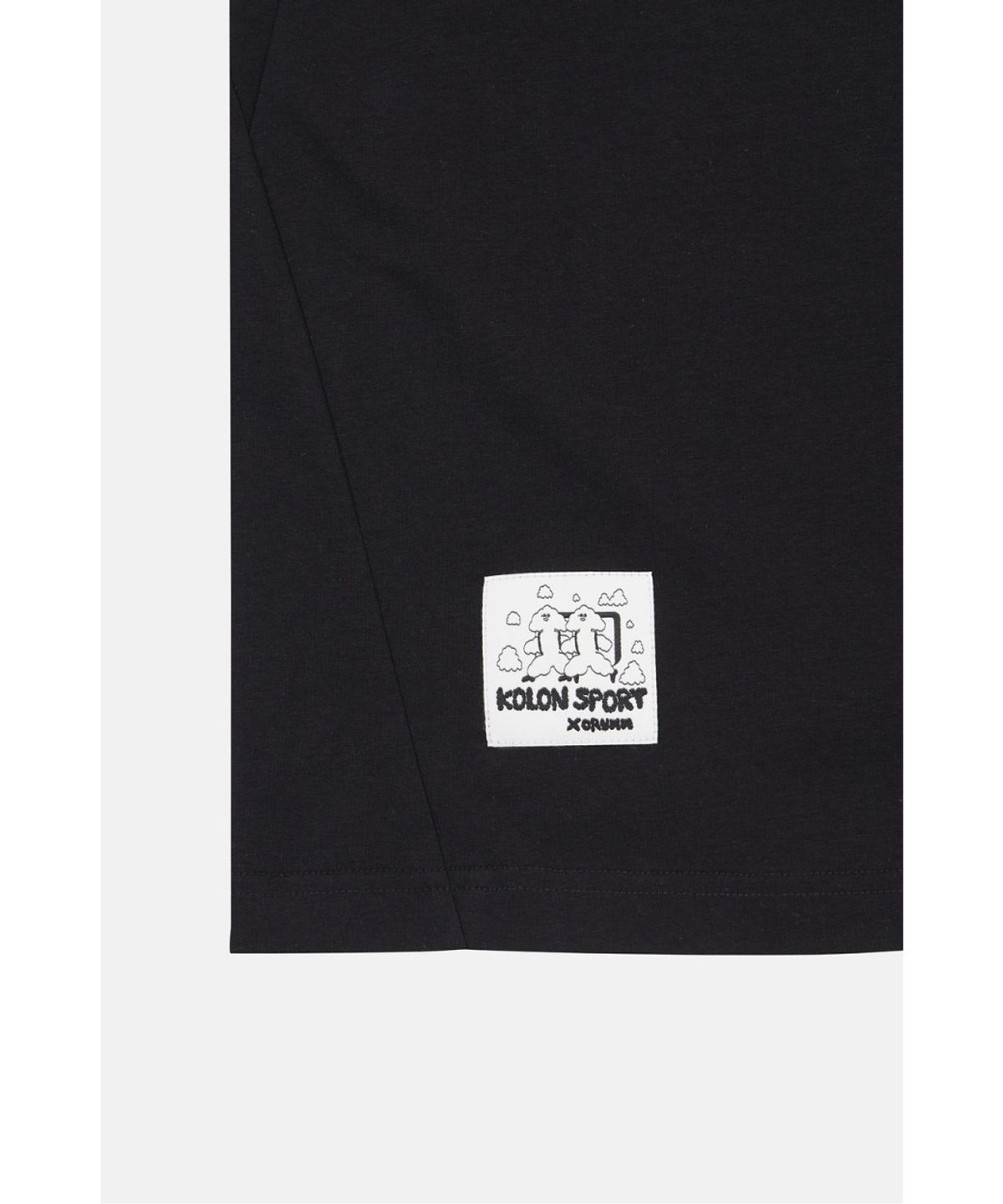 코오롱스포츠(KOLON SPORT) [KS X ORUMM] 남녀공용 볼더링 와일드앤프리 스트럭처 티셔츠 JWTCM26831BLK