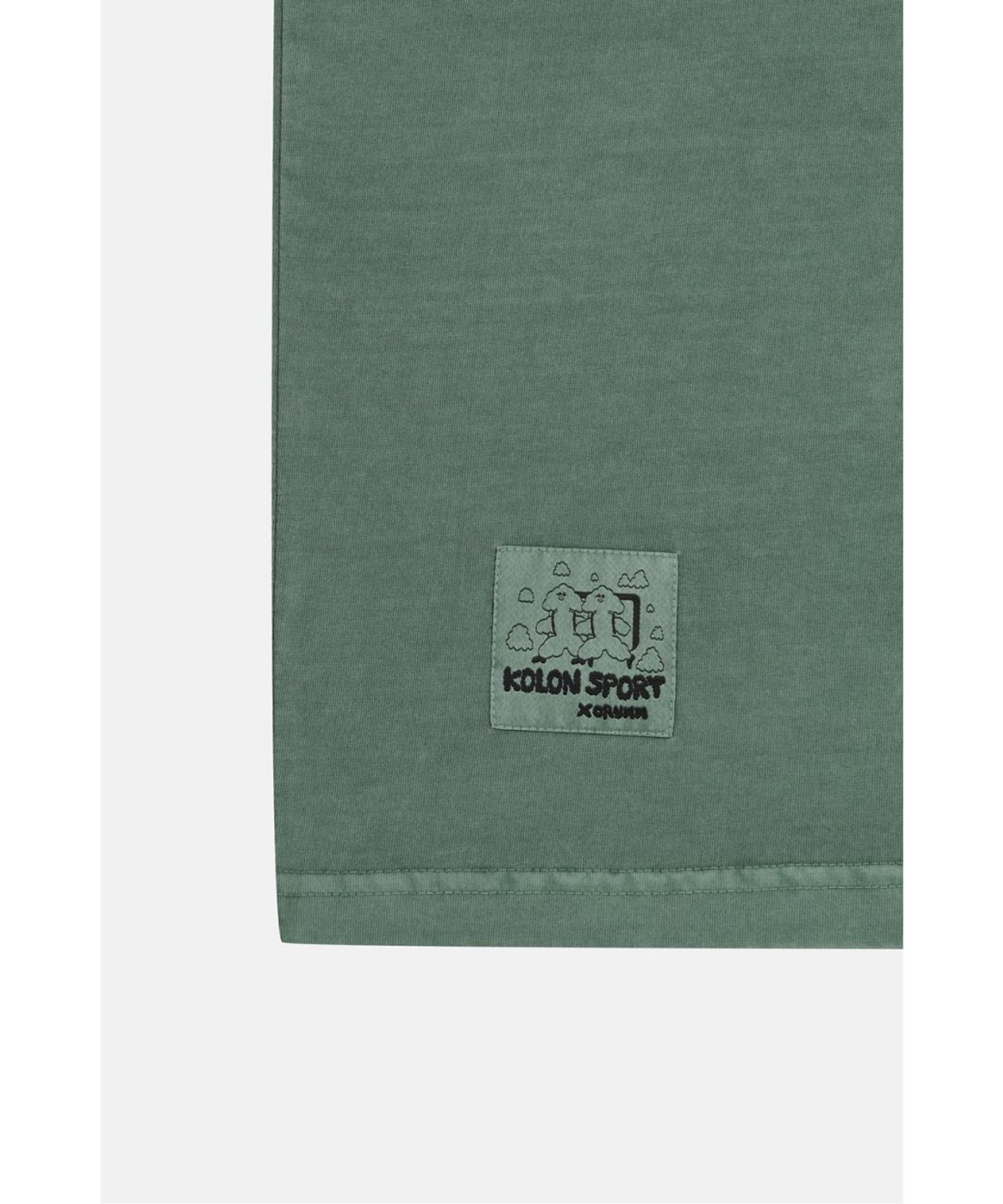 코오롱스포츠(KOLON SPORT) [KS X ORUMM] 남녀공용 볼더링 피그먼트 와일드앤프리 반팔 티셔츠 JWTCM26803GGR