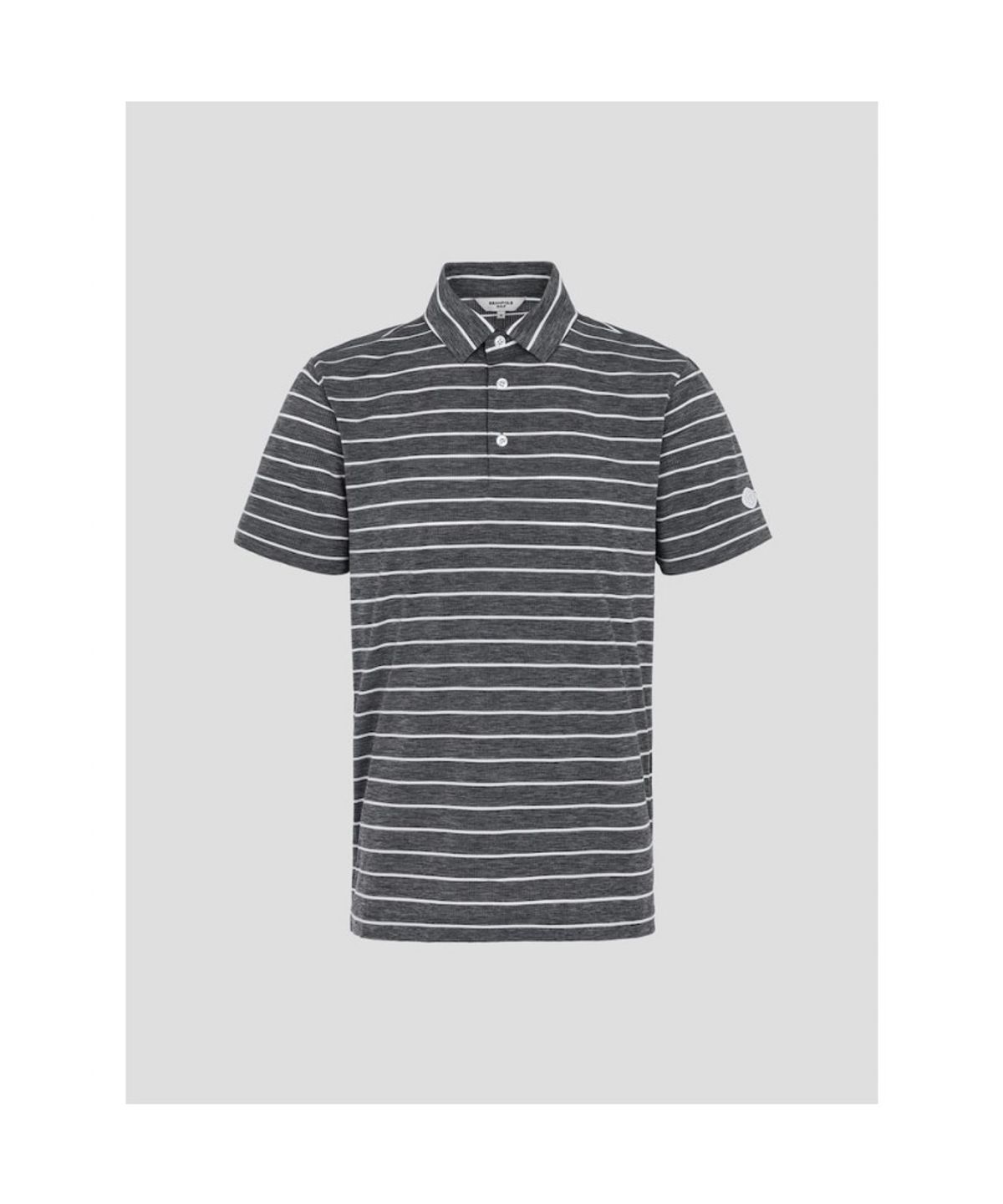 빈폴골프(BEANPOLE GOLF) 남성 스트라이프 반소매 티셔츠 - 그레이