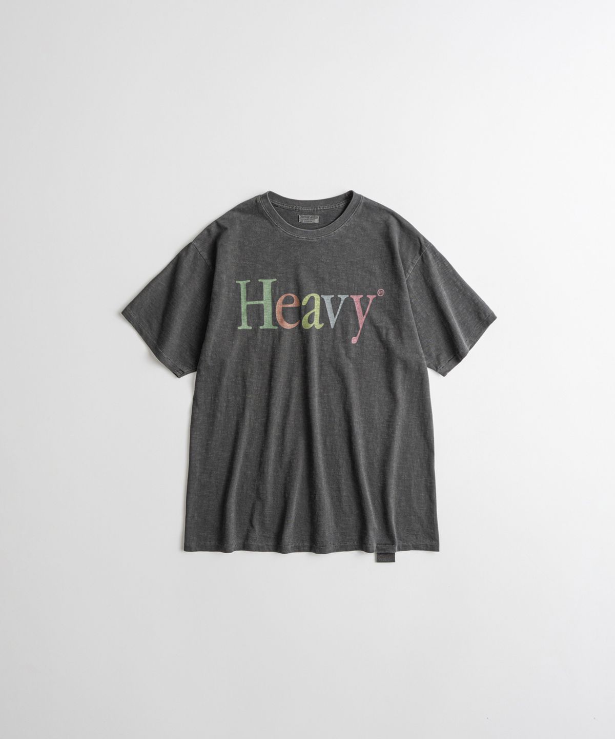 비헤비어(BEHEAVYER) 19XX GRAPHIC TUBLAR T-SHIRTS charcoal