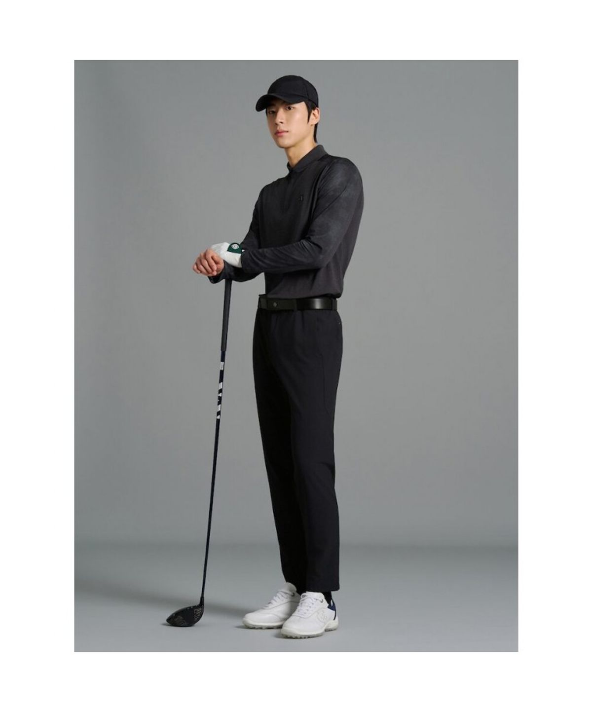빈폴골프(BEANPOLE GOLF) [B_under] 남성 클라우디 패턴 AIO - 블랙