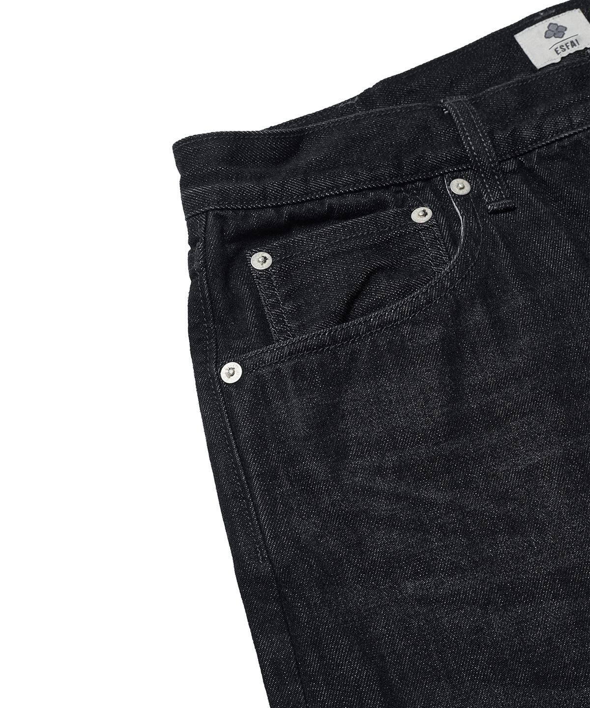 에스파이(ESFAI) LOT.E68 DENIM PANTS (WASHED BLACK)