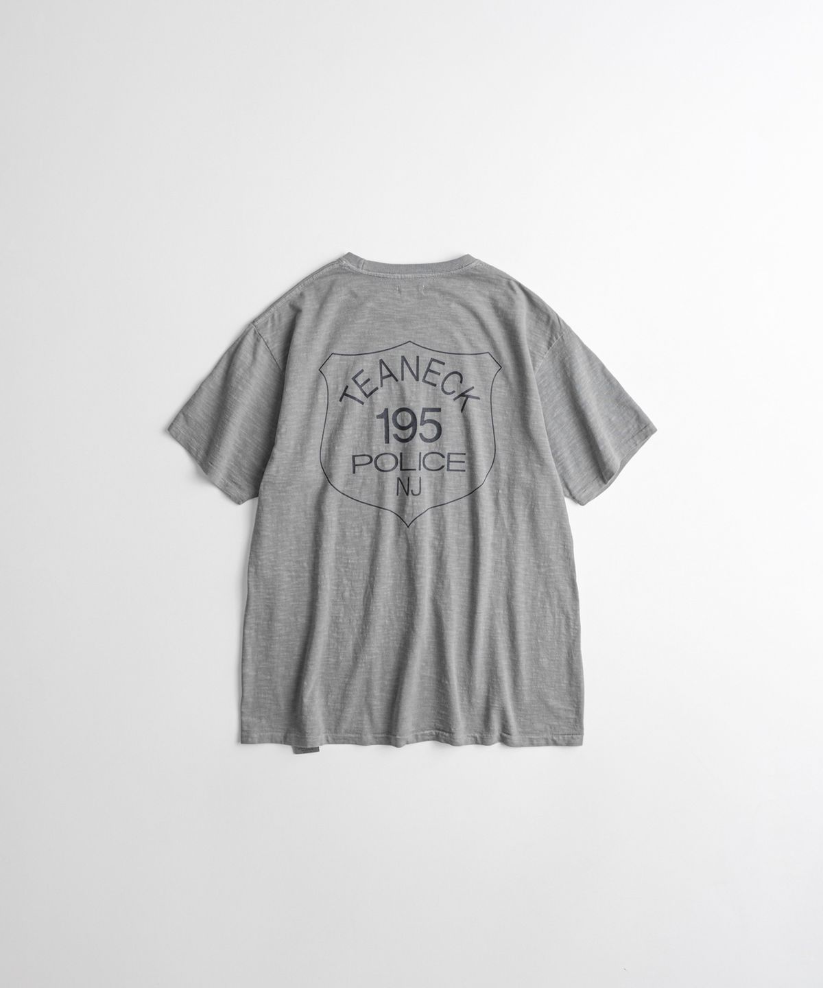 비헤비어(BEHEAVYER) 19XX GRAPHIC TUBLAR T-SHIRTS vintage grey