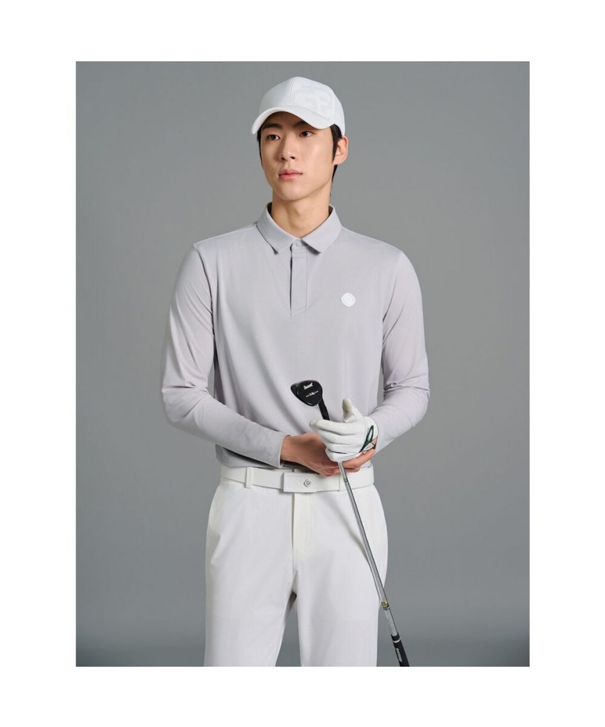 빈폴골프(BEANPOLE GOLF) [B_under] 남성 냉감 소매 AIO - 라이트 그레이