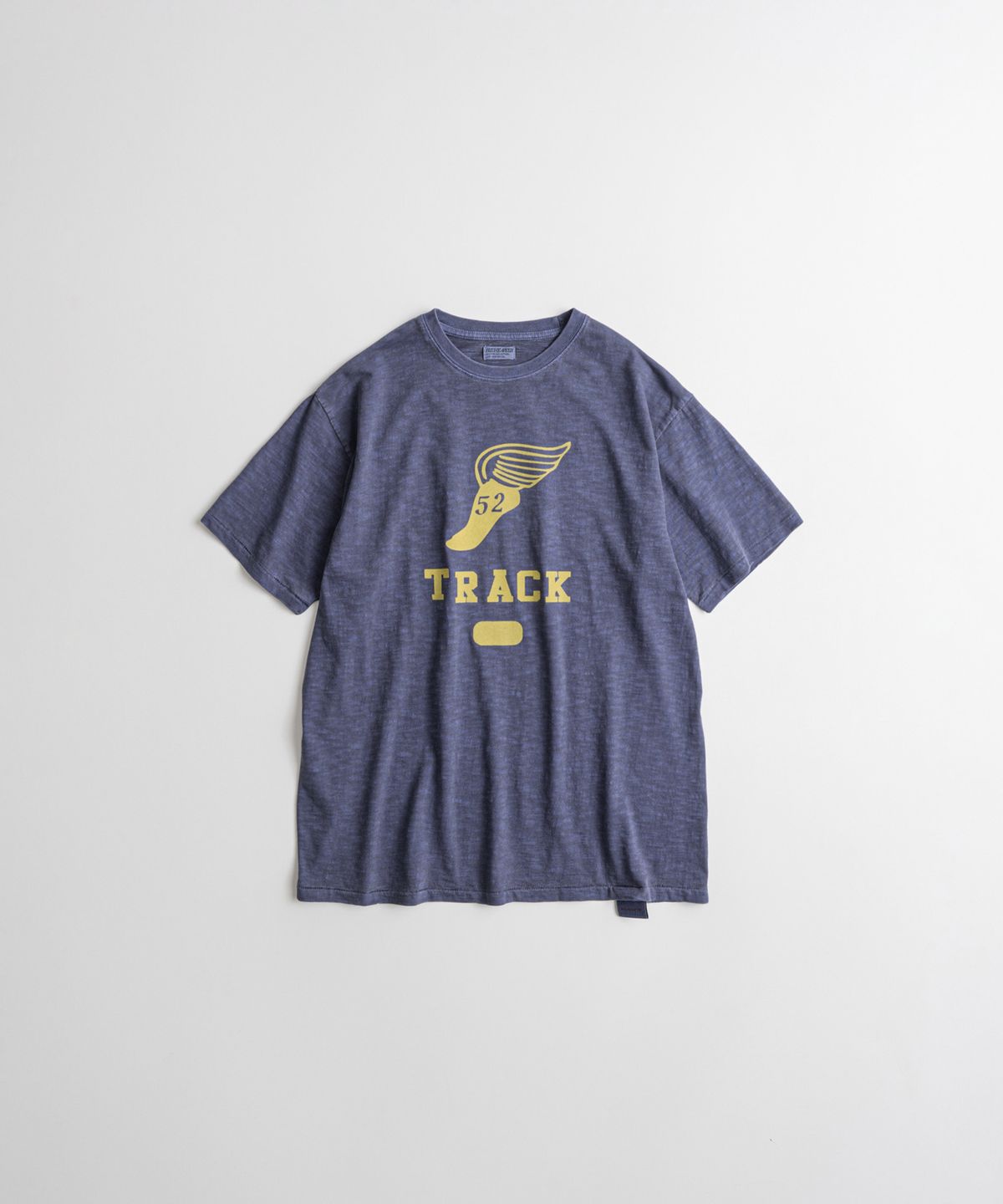 비헤비어(BEHEAVYER) 19XX GRAPHIC TUBLAR T-SHIRTS vintage purple
