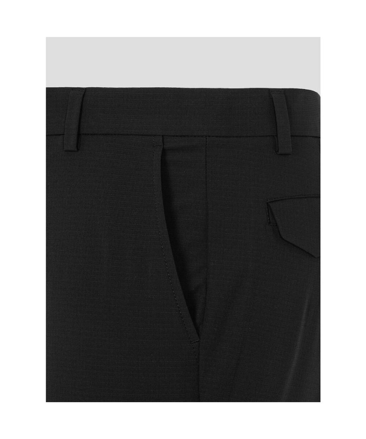 빈폴골프(BEANPOLE GOLF) 남성 투톤 텍스쳐 스트레이트 팬츠 - 블랙