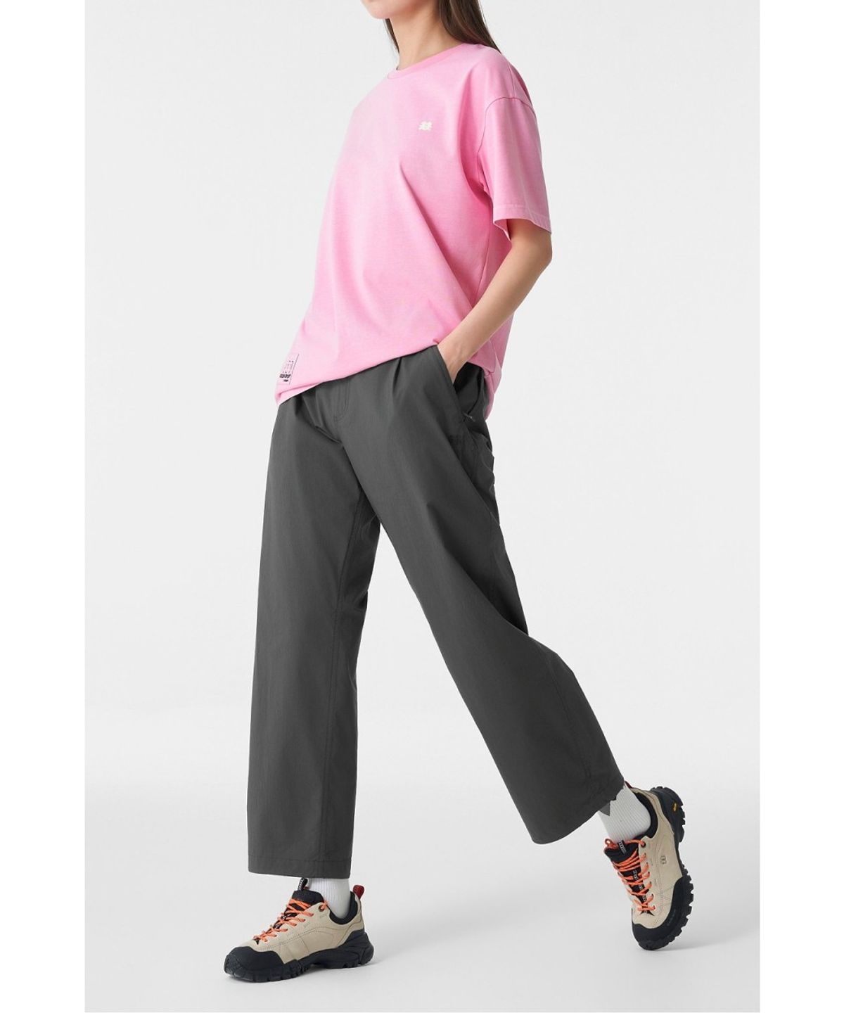 코오롱스포츠(KOLON SPORT) [KS X ORUMM] 남녀공용 볼더링 타슬란 루즈핏 팬츠 JWPNM26811DGY