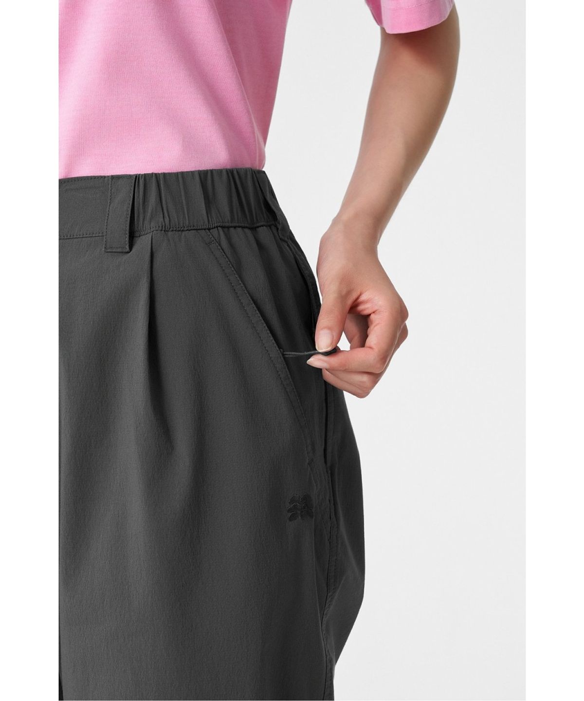 코오롱스포츠(KOLON SPORT) [KS X ORUMM] 남녀공용 볼더링 타슬란 루즈핏 팬츠 JWPNM26811DGY