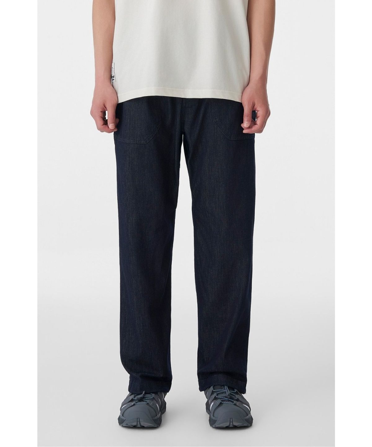 코오롱스포츠(KOLON SPORT) [KS X ORUMM] 남녀공용 볼더링 데님 레귤러핏 팬츠 JWPNM26821IND