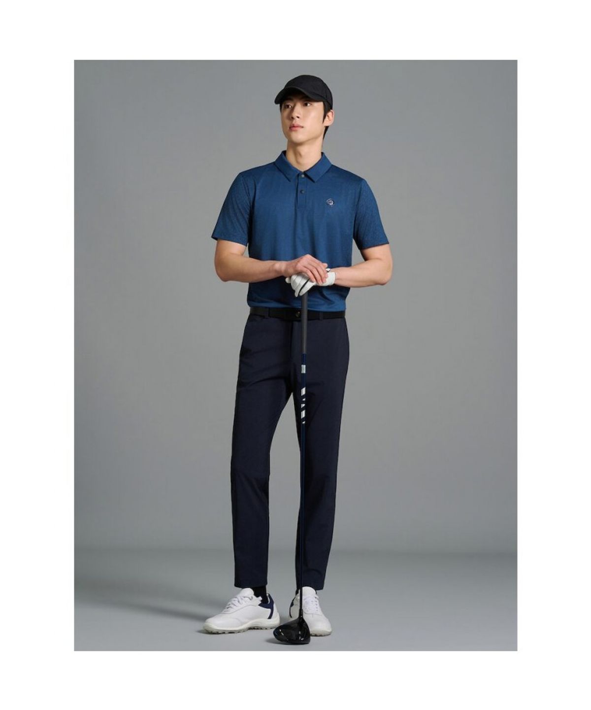 빈폴골프(BEANPOLE GOLF) [B_under] 남성 쿨펀칭 슬림 팬츠 - 네이비