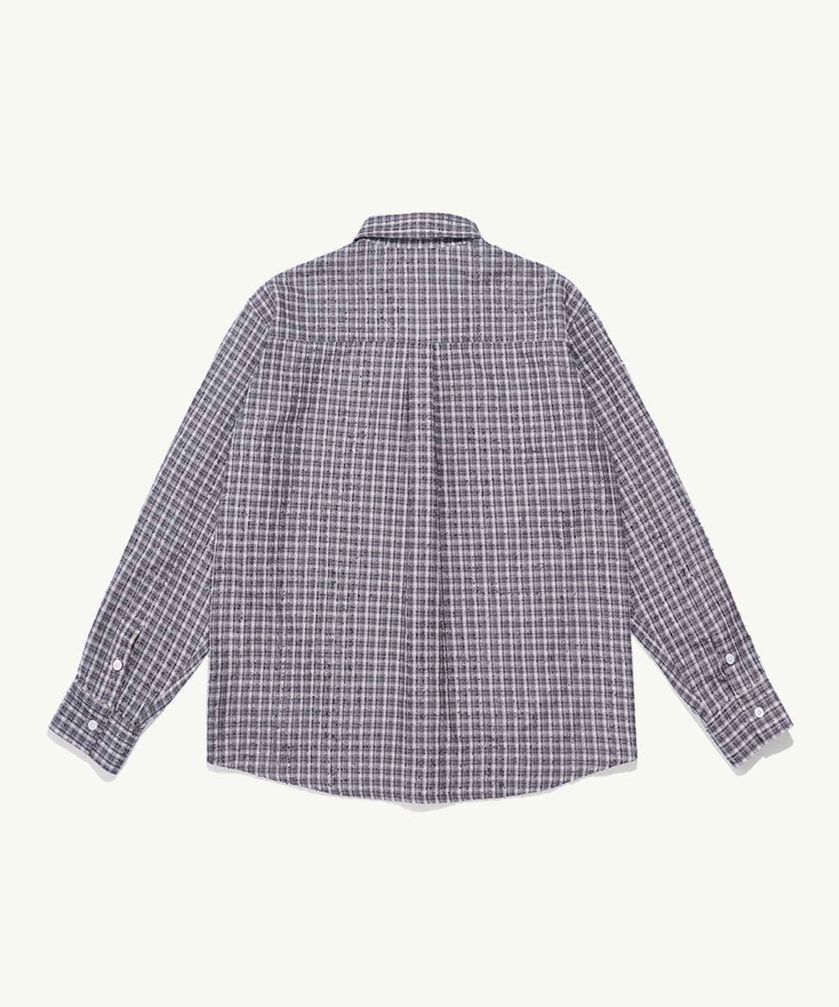 낫뉴(NOT NEW) nn Label Boucle Shirts Grey