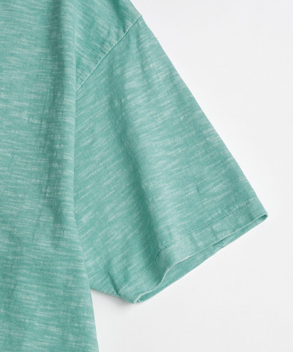 비헤비어(BEHEAVYER) 19XX GRAPHIC TUBLAR T-SHIRTS turquoise