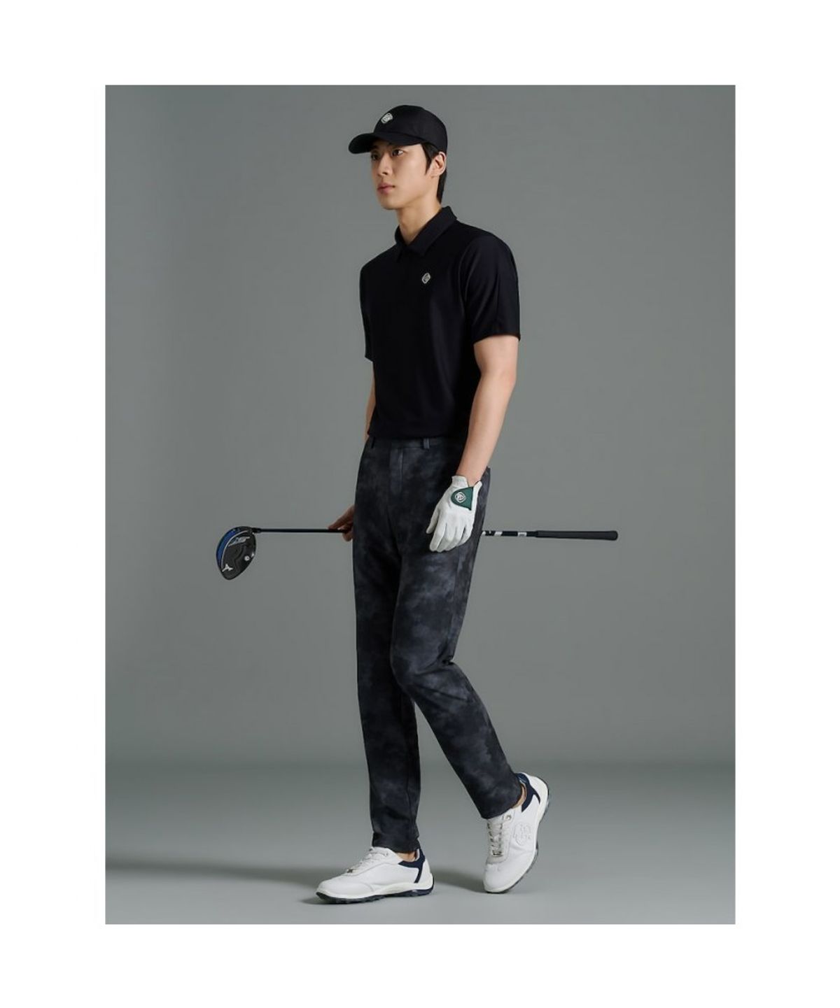 빈폴골프(BEANPOLE GOLF) [B_under] 남성 에어 메쉬 슬림 팬츠 - 블랙