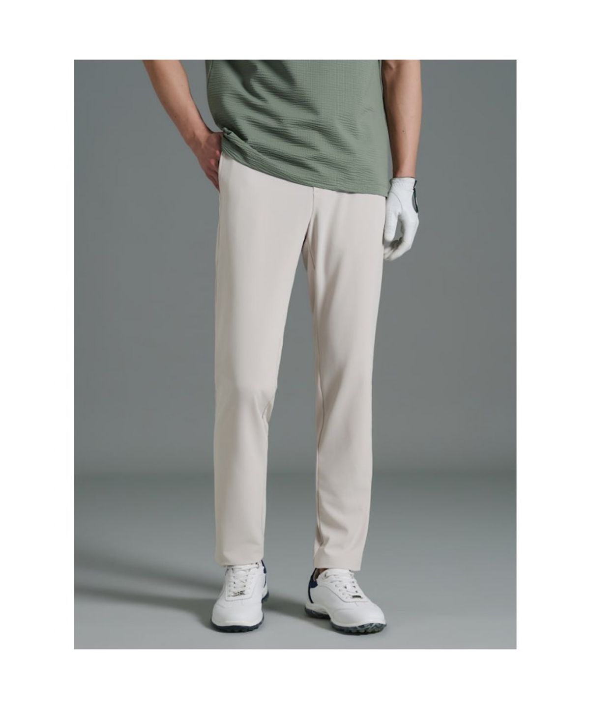 빈폴골프(BEANPOLE GOLF) [B_under] 남성 에어 메쉬 슬림 팬츠 - 베이지