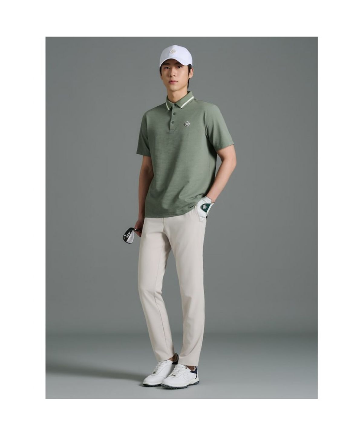 빈폴골프(BEANPOLE GOLF) [B_under] 남성 에어 메쉬 슬림 팬츠 - 베이지